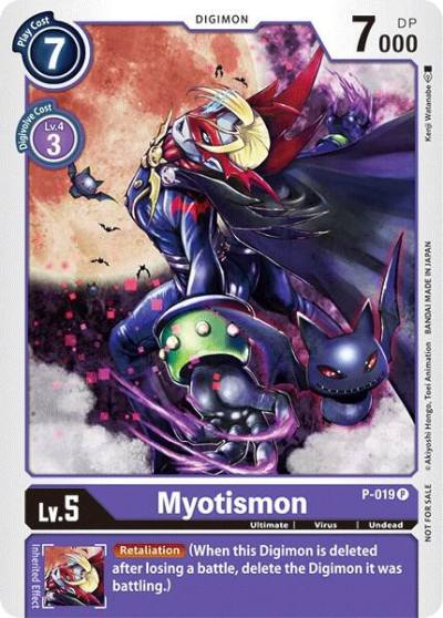 Myotismon P-019 P Digimon Promotion Cards Digimon card