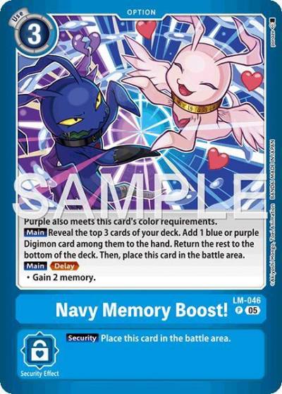 Navy Memory Boost LM-046 P Limited Card Pack -Billion Bullet- Digimon card