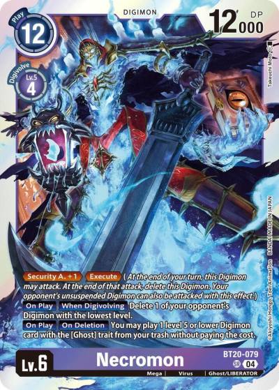 Necromon BT20-079 SR Release Special Booster 2.5 Digimon card
