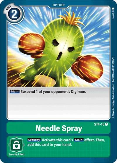 Needle Spray ST4-15 C Starter Deck 04: Giga Green Digimon card
