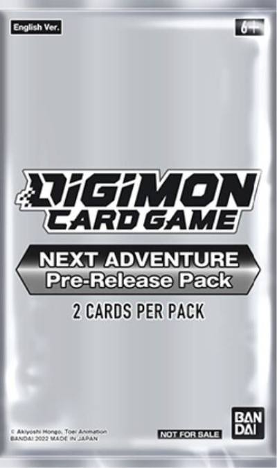Next Adventure Pre Release Pack  Next Adventure Pre-Release Cards Digimon card