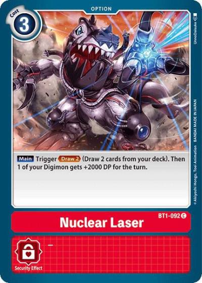 Nuclear Laser BT1-092 C Release Special Booster 1.0 Digimon card