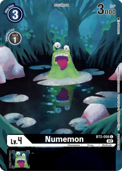 Numemon Digimon Illustration Competition Pack 2022 BT2-056 C Dimensional Phase Digimon card