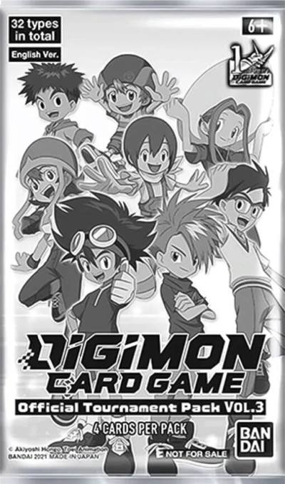 Official Tournament Pack Vol3  Digimon Promotion Cards Digimon card