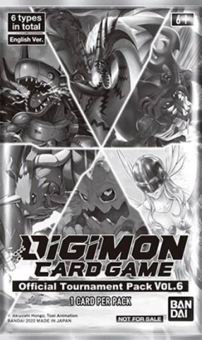 Official Tournament Pack Vol6  Digimon Promotion Cards Digimon card