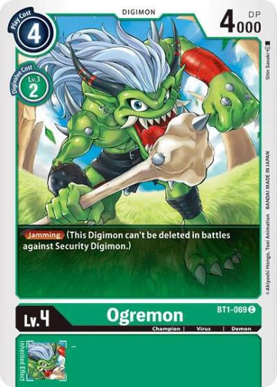 Ogremon BT1-069 C Release Special Booster 1.0 Digimon card