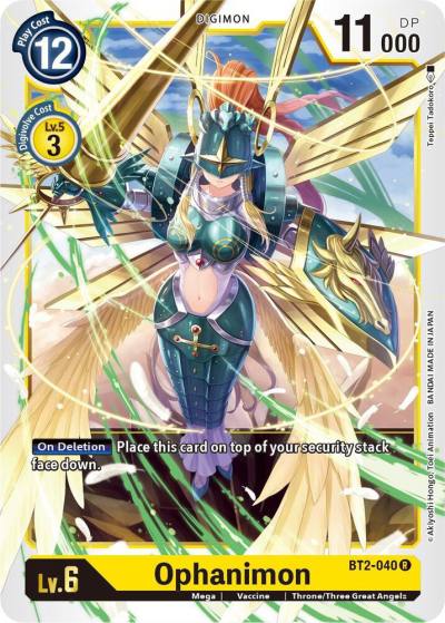 Ophanimon BT2-040 R Release Special Booster 1.5 Digimon card