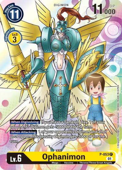 Ophanimon P-053 P Digimon Promotion Cards Digimon card