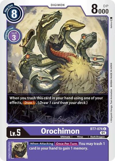 Orochimon BT7-076 C Next Adventure Digimon card