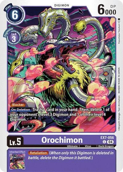 Orochimon EX7-056 C Digimon LIBERATOR Digimon card
