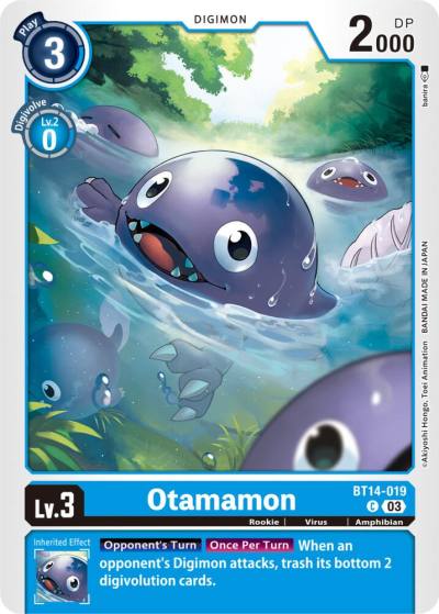 Otamamon BT14-019 C Blast Ace Digimon card