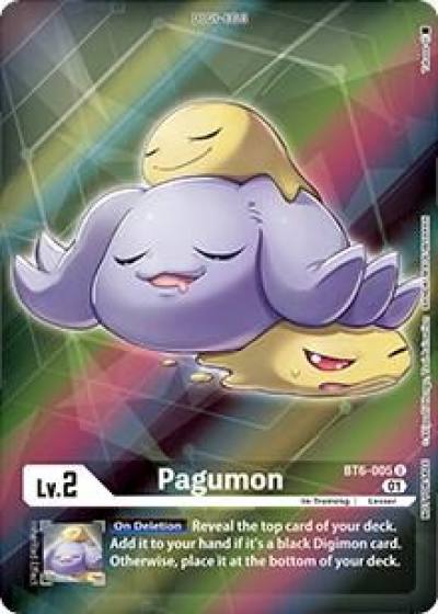 Pagumon Box Topper BT6-005 U Double Diamond Digimon card