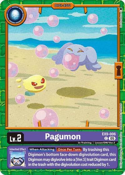 Pagumon EX9-006 C Versus Monsters Digimon card
