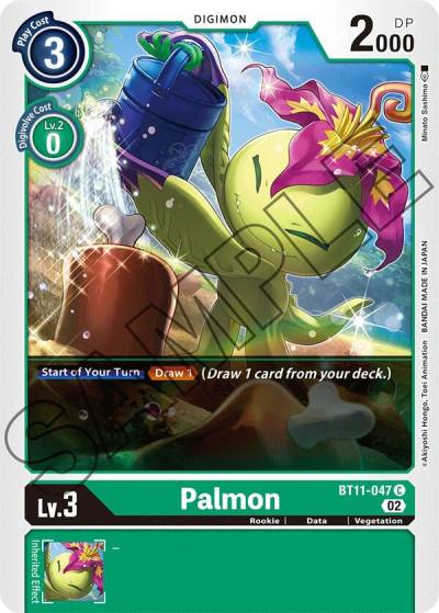 Palmon BT11-047 C Dimensional Phase Digimon card
