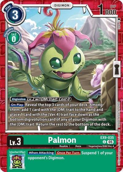 Palmon EX9-035 C Versus Monsters Digimon card