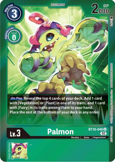 Palmon Event Pack 4 BT10-046 U Xros Encounter Digimon card