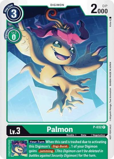 Palmon P-032 P Digimon Promotion Cards Digimon card