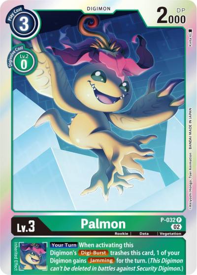 Palmon Resurgence Booster Reprint P-032 P Resurgence Booster Digimon card
