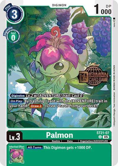 Palmon ST21-07 U Starter Deck 21: Hero of Hope Release Event Cards Digimon card