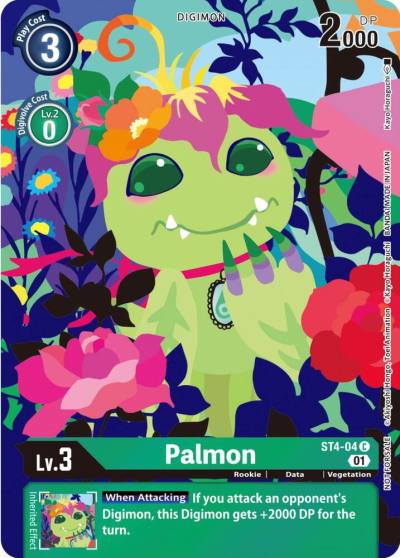 Palmon Tamers Card Set 2 Floral Fun ST4-04 C Starter Deck 04: Giga Green Digimon card