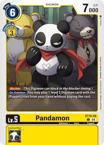 Pandamon ST19-09 C Starter Deck 19: Fable Waltz Digimon card
