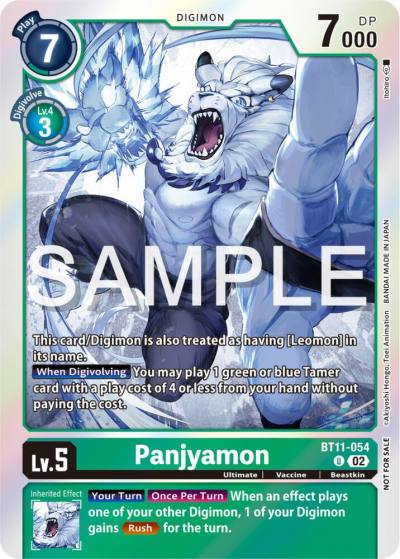 Panjyamon Event Pack 6 BT11-054 U Dimensional Phase Digimon card