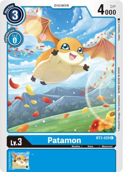 Patamon BT3-020 C Release Special Booster 1.5 Digimon card