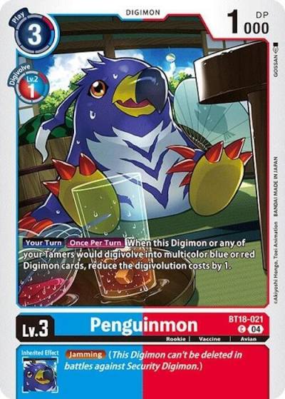 Penguinmon BT18-021 C Release Special Booster 2.0 Digimon card