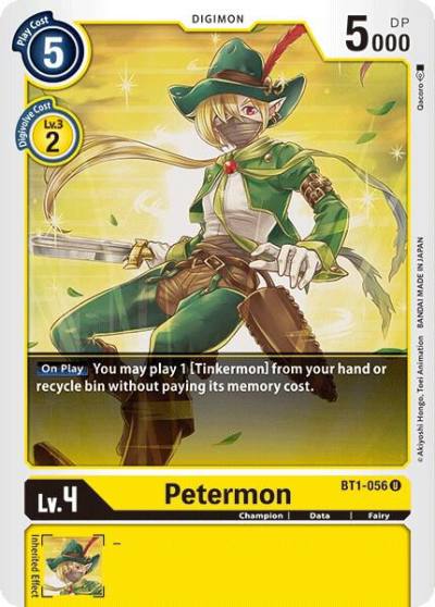 Petermon BT1-056 U Release Special Booster 1.0 Digimon card