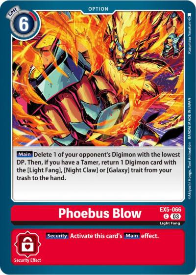 Phoebus Blow EX5-066 C Animal Colosseum Digimon card