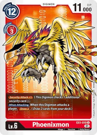 Phoenixmon EX1-010 U Classic Collection Digimon card