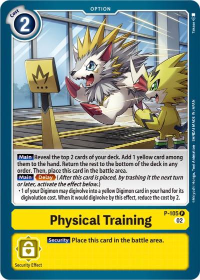 Physical Training Blast Ace Box Topper P-105 P Digimon Promotion Cards Digimon card