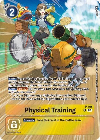 Physical Training Starter Deck 19 Exclusive P-105 P Digimon Promotion Cards Digimon card