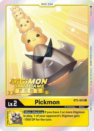 Pickmon Digimon Card Game Fest 2022 BT5-003 U Battle of Omni Digimon card