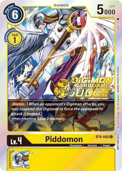 Piddomon Judge Pack 1 BT4-042 C Great Legend Digimon card
