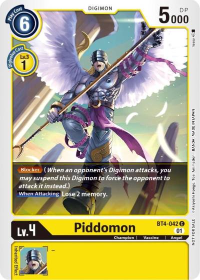 Piddomon Winner Pack X Record BT4-042 C Great Legend Digimon card