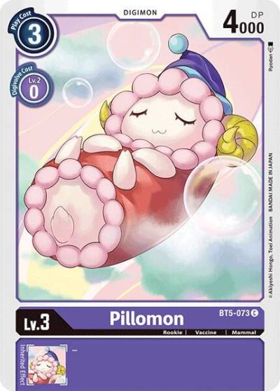 Pillomon BT5-073 C Battle of Omni Digimon card