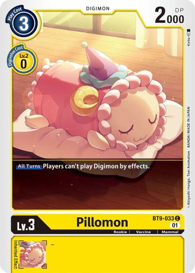 Pillomon BT9-033 C X Record Digimon card