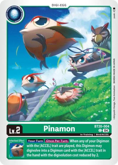 Pinamon BT20-004 C Release Special Booster 2.5 Digimon card