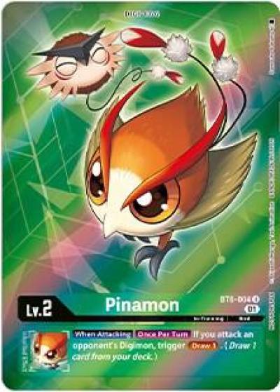 Pinamon Box Topper BT6-004 U Double Diamond Digimon card