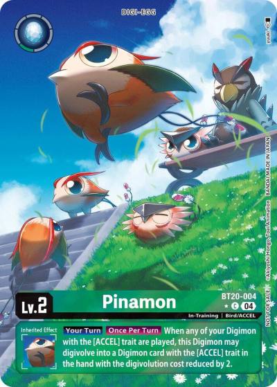 Pinamon Release Special Booster 25 Box Promotion Pack BT20-004 C Release Special Booster 2.5 Digimon card