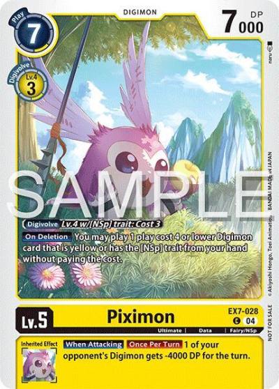Piximon Time Stranger Demo Deck EX7-028 C Digimon Demo Deck Exclusive Cards Digimon card