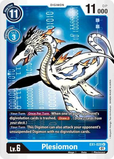 Plesiomon EX1-020 U Classic Collection Digimon card