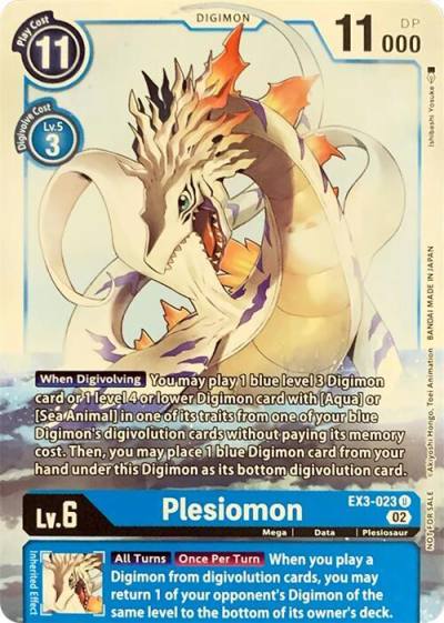 Plesiomon EX3-023 U Revision Pack Cards Digimon card