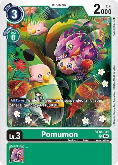 Pomumon BT18-045 C Release Special Booster 2.0 Digimon card