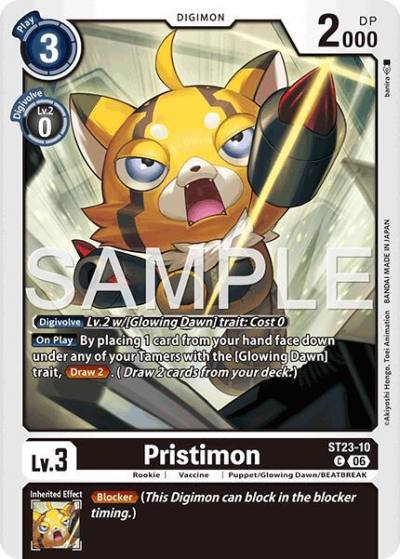 Pristimon ST23-10 C Starter Deck 23: Beatbreak Digimon card