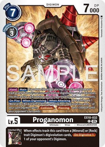 Proganomon EX10-032 C Sinister Order Digimon card