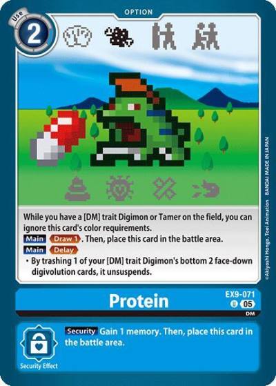 Protein EX9-071 U Versus Monsters Digimon card