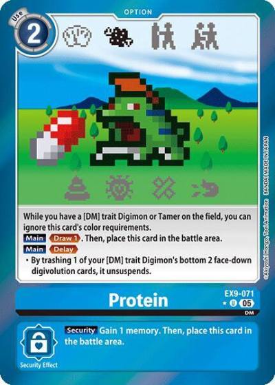 Protein Limited Foil EX9-071 U Versus Monsters Digimon card