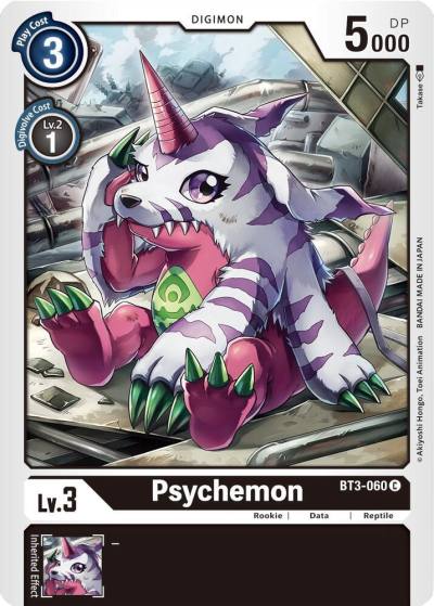 Psychemon BT3-060 C Release Special Booster 1.5 Digimon card